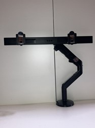 Humanscale 8.0 Beeldschermarm bladklem - Curved of 2 schermen